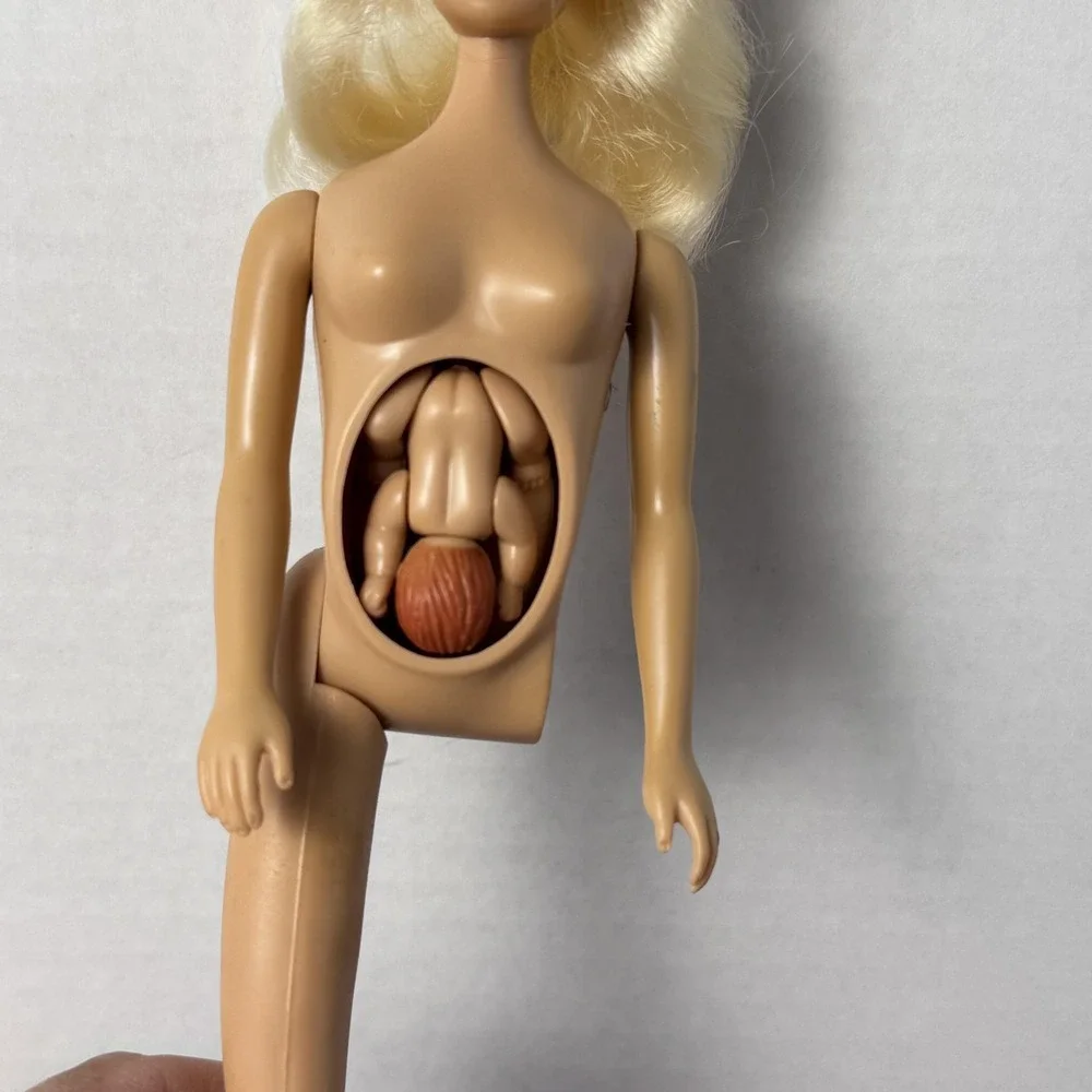 Vintage The Mommy-To-Be Doll 12in Pregnant Fashion Doll Baby Figure Outfit Box